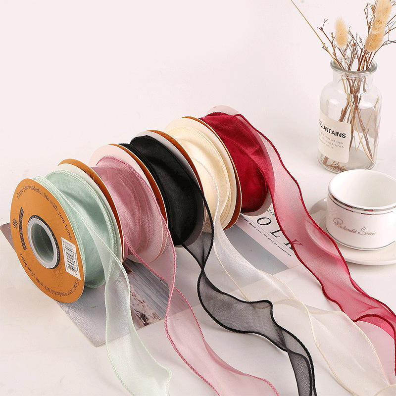 Satin Ribbon Wrapping Ribbon Bow Gift Printing