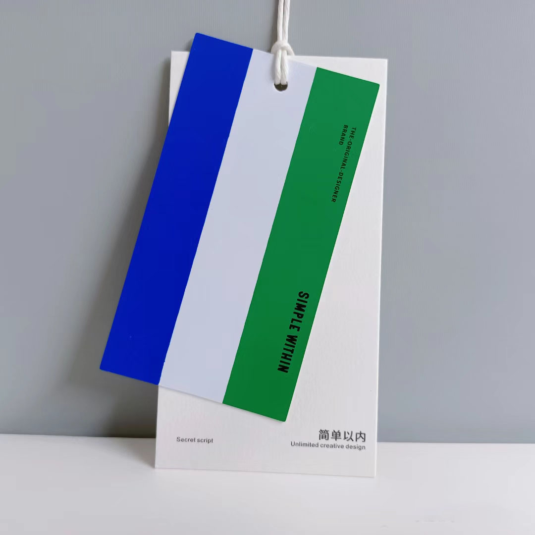 PVC Customized Hangtag with logo High Quality for Brand